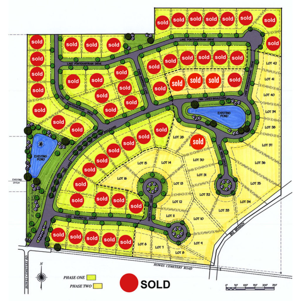 Available Lots Twin Lakes Estates